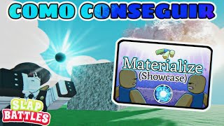 Cómo Conseguir el Guante Materialize Showcase  Slap Battles  Roblox [upl. by Eicyak]