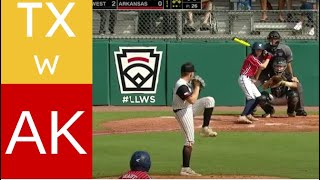 Texas West vs Arkansas  LLWS Southwest Regional Opening Round  2024 LLWS Highlights [upl. by Atiekal]