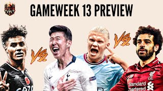 GW13  TOP PICKS for each fixture  helpful tips  Fantasy Premier League 20232024 [upl. by Nonac]