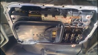 How to 6L50 Automatic Transmission Service 6L50E 6L80 6L80E how to check fluid level how to DIY [upl. by Yzmar753]