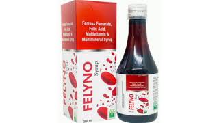 FELYNO Syrup Ferrous Fumarate Folic Acid Multivitamin Syrup [upl. by Sidoney]