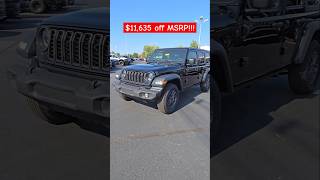 SOLD  HUGE SAVINGS Over 22 off MSRP on New 2024 Jeep Wrangler carsales jeep [upl. by Goeger]