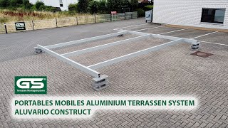 Freitragende portable modulare Aluminium Terrassen Konstruktionen Poolabdeckung [upl. by Eugen609]