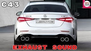 2023 Mercedes AMG C43 Turbo 20 Liter Four Cylinder Exhaust Sound [upl. by Leasi969]