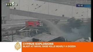 Deadly blast at Cyprus military base [upl. by Livingston992]