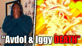 The Avdol and Iggy Death Scene Made Me CRASHOUT 😭😭 JOJO PART 3 REACTION [upl. by Sotnas]