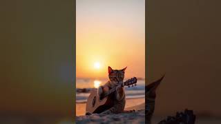 O gatinho tocando a serenata [upl. by Solotsopa8]