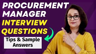 Procurement Manager Interview Questions and Answers  Procurement Officer Interview Questions [upl. by Benjamin]