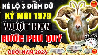 Hé Lộ 3 ĐIỀM DỮ Kỷ Mùi 1979 Biết Trước Ắt Vượt Hạn Rước Phú Quý Cuối Năm 2024 [upl. by Annawek408]