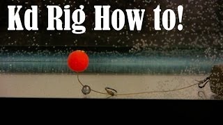 KD RIG HOW TO TUTORIAL FOR CARP FISHING [upl. by Hoem344]