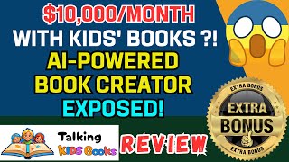 Talking KidsBooks Review  AI Book Creator  Amazon KDP  Interactive Kids Books  Make Money Online [upl. by Berthold]