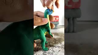 Othnielia de plastilina plastilina clay tutorial dinosaurio dinosaur walkingwithdinosaurs [upl. by Massey]