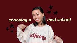 my med school decision why I chose UChicago amp considerations for medical school applicants [upl. by Alletneuq318]