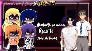 Hanime quotModaete yo adamquot React to Itsuki as little Daniel [upl. by Frida]