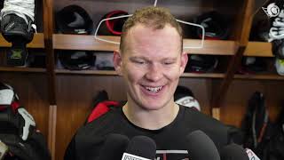 Brady Tkachuk Drake Batherson Jacob BernardDocker Josh Norris Travis Green Pregame Media vs VGK [upl. by Standing]