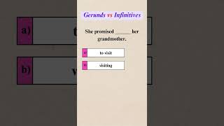 Gerunds vs Infinitives Quiz shorts [upl. by Ilyse]