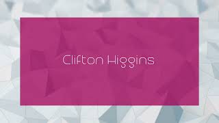 Clifton Higgins  appearance [upl. by Vallo]