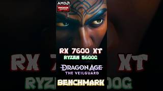 RX 7600 XT  DRAGON AGE THE VEILGUARD  BENCHMARK  1080p Ultra [upl. by Childers]