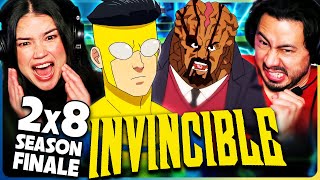 INVINCIBLE 2x8 FINALE Reaction  quotI Thought You Were Strongerquot  Steven Yeun  JK Simmons [upl. by Etana]