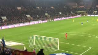 RCS  PSG 21 la Meinau en feu après le but de Nuno Da Costa [upl. by Nicolea]