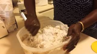 How to make Virgin Islands Johnny Cake pt 1 [upl. by Anerehs]