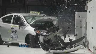 Subcompact cars fare poorly in new crash tests [upl. by Lain878]