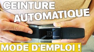 Ceinture automatique mode demploi  Lorensac Maroquinerie [upl. by Norword870]