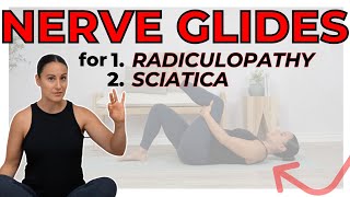 Best Nerve Glide Exercises for your Sciatica or Radiculopathy [upl. by Ittocs]