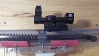 Red Dot Sight Installation on a Homemade Nerf Blaster [upl. by Ruhl79]