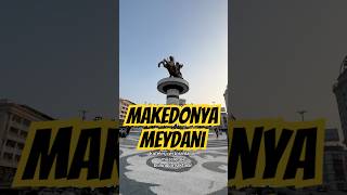 Makedonya Meydanı üsküp makedonija balkanlar [upl. by Anaeed]