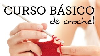 CLASE 2 Punto Bajo SINGLE CROCHET  Curso Básico de crochet para Principiantes [upl. by Nole549]