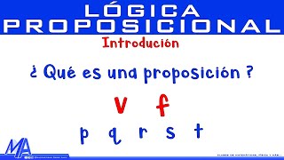 Lógica proposicional  Introducción [upl. by Cavill89]