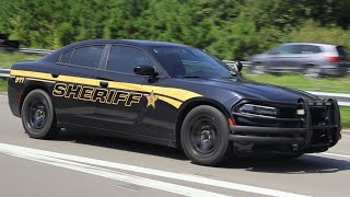 Rolling Shots Brunswick County Sheriff’s Office Slicktop Car 545 Patrolling [upl. by Kcirttap]