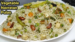 Navratan Pulao Recipe  रेस्टोरेंट स्टाइल नवरत्न पुलाव  Vegetable Pulao  Pulao Recipe  Chef Ashok [upl. by Haseena]