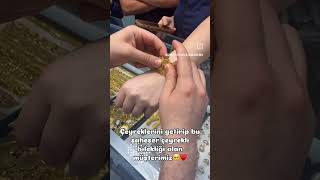 ✨ altın gold takı diamond kolye jewellery kuyumcu bilezik bileklik yüzük pırlanta tektaş [upl. by Alios611]