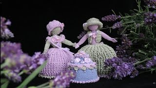 Lavendelhochzeit Puppen Dolls HÄKELN CROCHET [upl. by Jamieson]