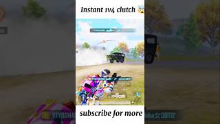 Instant 1v4 clutch 🤯🤯bgmi pubgmobile gaming [upl. by Ikuy120]