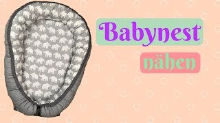 BabynestNestchen nähen Nähanleitung für Anfänger [upl. by Eintrok687]