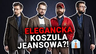 Koszula jeansowa  denimowa męska w stylu smart casual To możliwe 8 stylizacji  Dandycore [upl. by Martha]