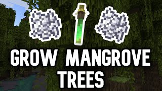 How To Grow Mangrove Trees In Minecraft [upl. by Niuq]