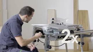 Festool Quick Guide  CS 70  Table coulissante [upl. by Vera394]