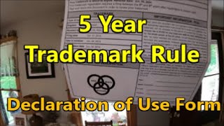 Trademark Requirement the 5 Year Declaration of Use Filing [upl. by Anilesor]