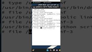 LINUX Both ‘yum’ and ‘dnf’ are symlink to ‘dnf3’ Python Script📚 [upl. by Africa630]