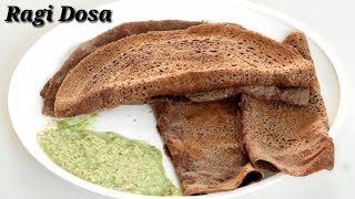 Ragi Dosa Recipe in Kannada  ಸುಲಭವಾದ ರಾಗಿ ದೋಸೆ  Instant Ragi Dosa Recipe in Kannada  Rekha Aduge [upl. by Yahsal]