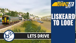 Trainz 22 BETA  Lets Drive Liskeard to Looe Passenger Run Build 115628 [upl. by Bilac]