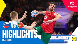 BEST PERFORMANCE of the tournament😨  Slovenia vs Portugal  Highlights  Mens EHF EURO 2024 [upl. by Notac]