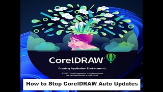 How disable CorelDRAW Auto Updates [upl. by Aronoel378]