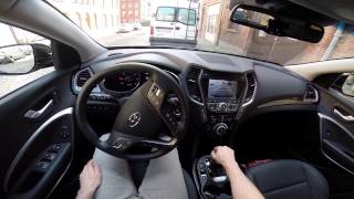 Hyundai Grand Santa Fe 2014 POV test drive GoPro [upl. by Siri]