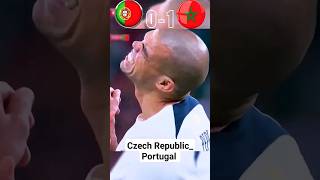 Czech Republic vs Portugal World Cup football shorts youtube [upl. by Gokey]