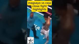 magsayo vs ceja viralvideo boxing highlights shorts [upl. by David]